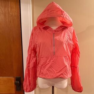 Lululemon Scuba Cropped Anorak Jacket in Sakura Pink